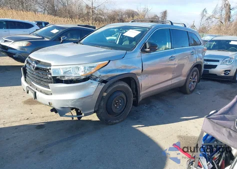2016 Toyota Highlander Le Plus V6 from USA, damaged, VIN 5TDBKRFH2GS231817